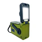 Radio Emergencia Dinamo Solar Lampara Recargable Green Mlab - Miniatura 3