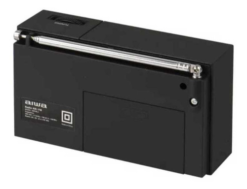 Radio Fm/Am Portátil Aiwa Aw Lr234Am-Fm, Funciona Con Pilas, Color Negro 2