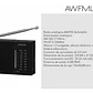 Radio Fm/Am Portátil Aiwa Aw Lr234Am-Fm, Funciona Con Pilas, Color Negro - Miniatura 7
