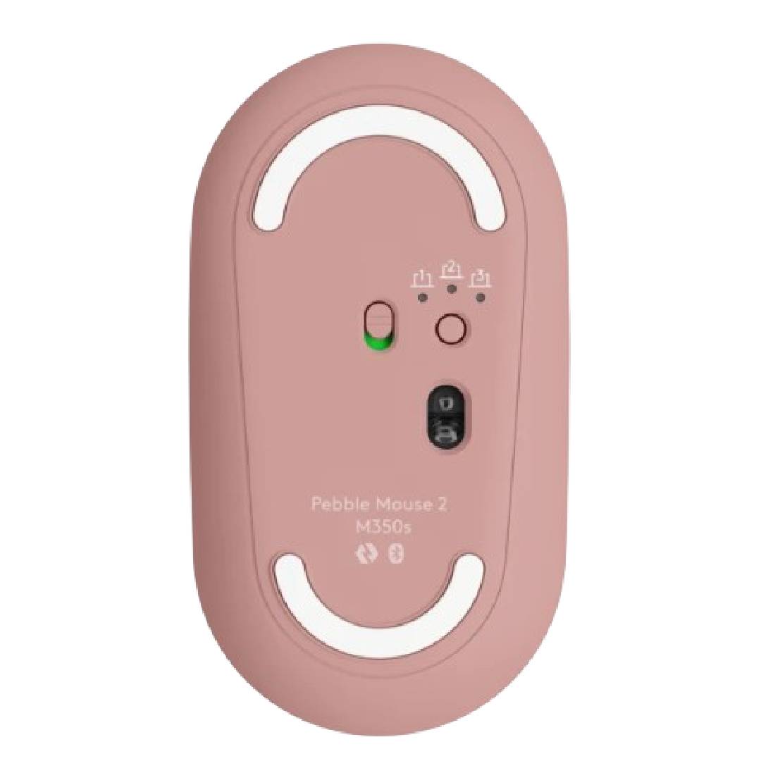 Mouse Bluetooth Pebble 2 M350S Rosado Logitech 3