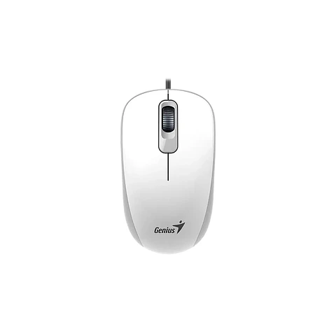 Mouse Con Cable Genius Dx-110 G5, Color Blanco