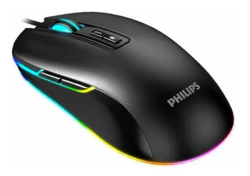 Mouse Gamer Alámbrico Spk9414 7 Botones Philips 3