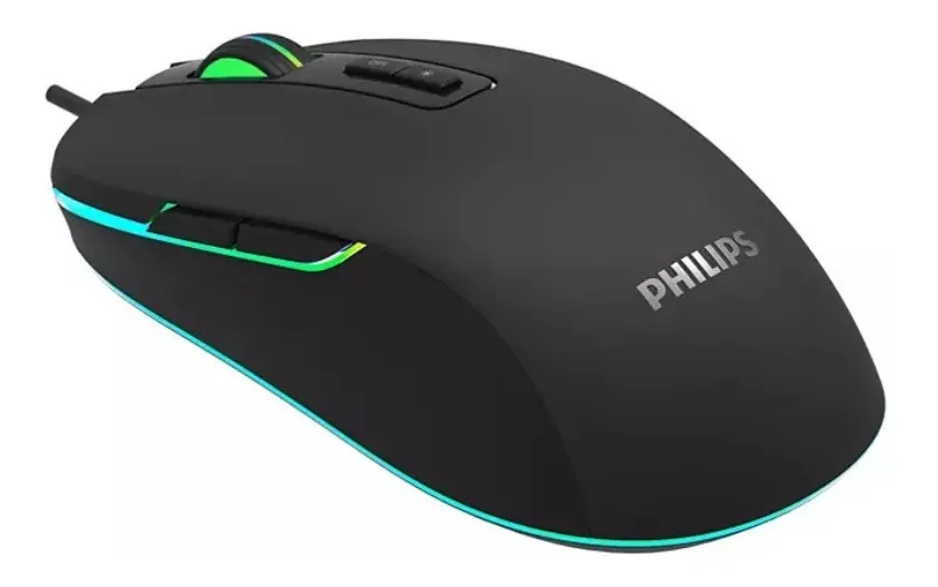 Mouse Gamer Alámbrico Spk9414 7 Botones Philips 4