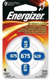 Pila De Audífono Az675 X 4 Unidades Energizer 4
