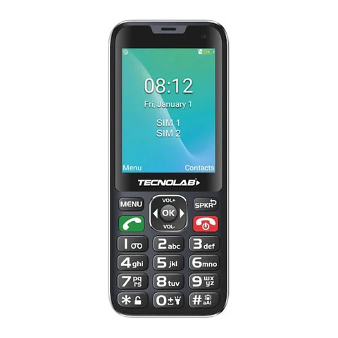 Celular Senior Phone  4G Tl487Bk  Tecnolab Black