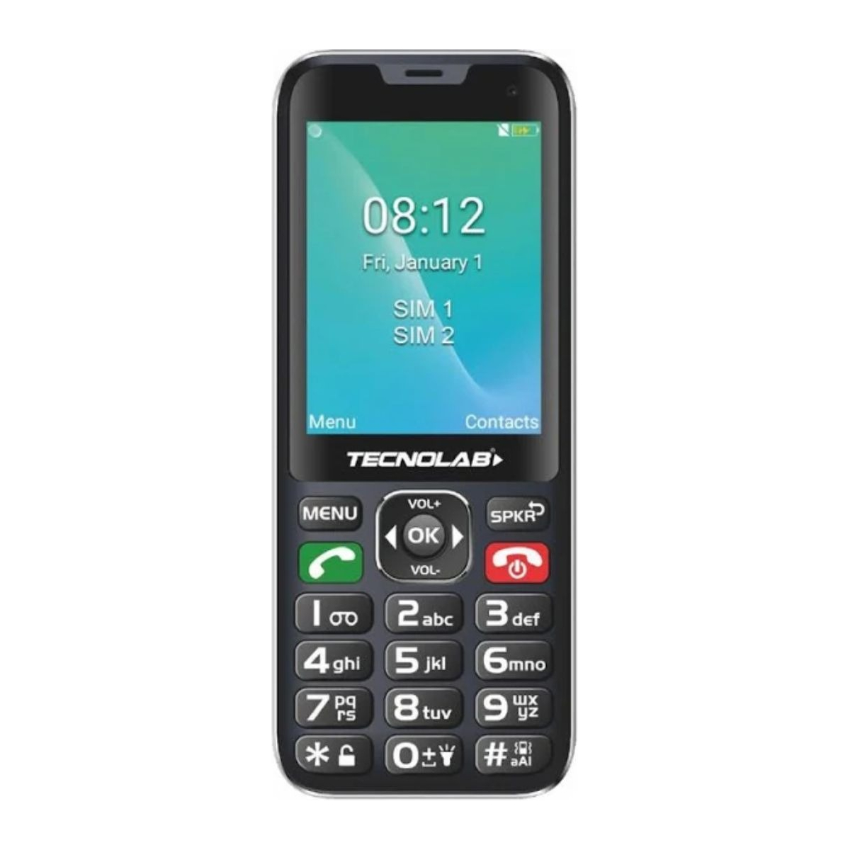 Celular Senior Phone  4G Tl487Bk  Tecnolab Black 1