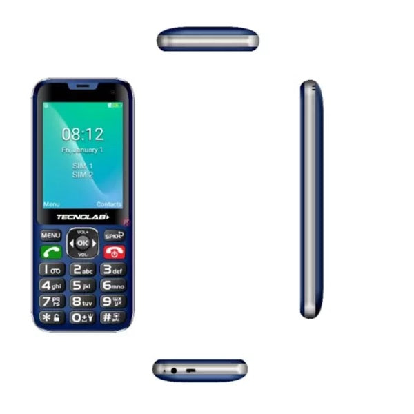 Celular Senior Phone 4G Tl487 Blue Tecnolab 3