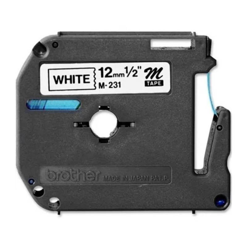 Cinta Brother Original M231 Black 12Mm 2