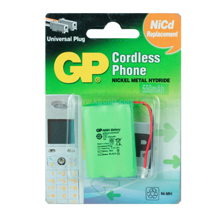 Pila Gp Para Teléfono 3,6V 550Mah Nimh 1