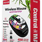 Mouse Inalámbrico Maxell Diseño Wild 4000Dpi Usb/Usb-C Panda Celeste - Miniatura 5