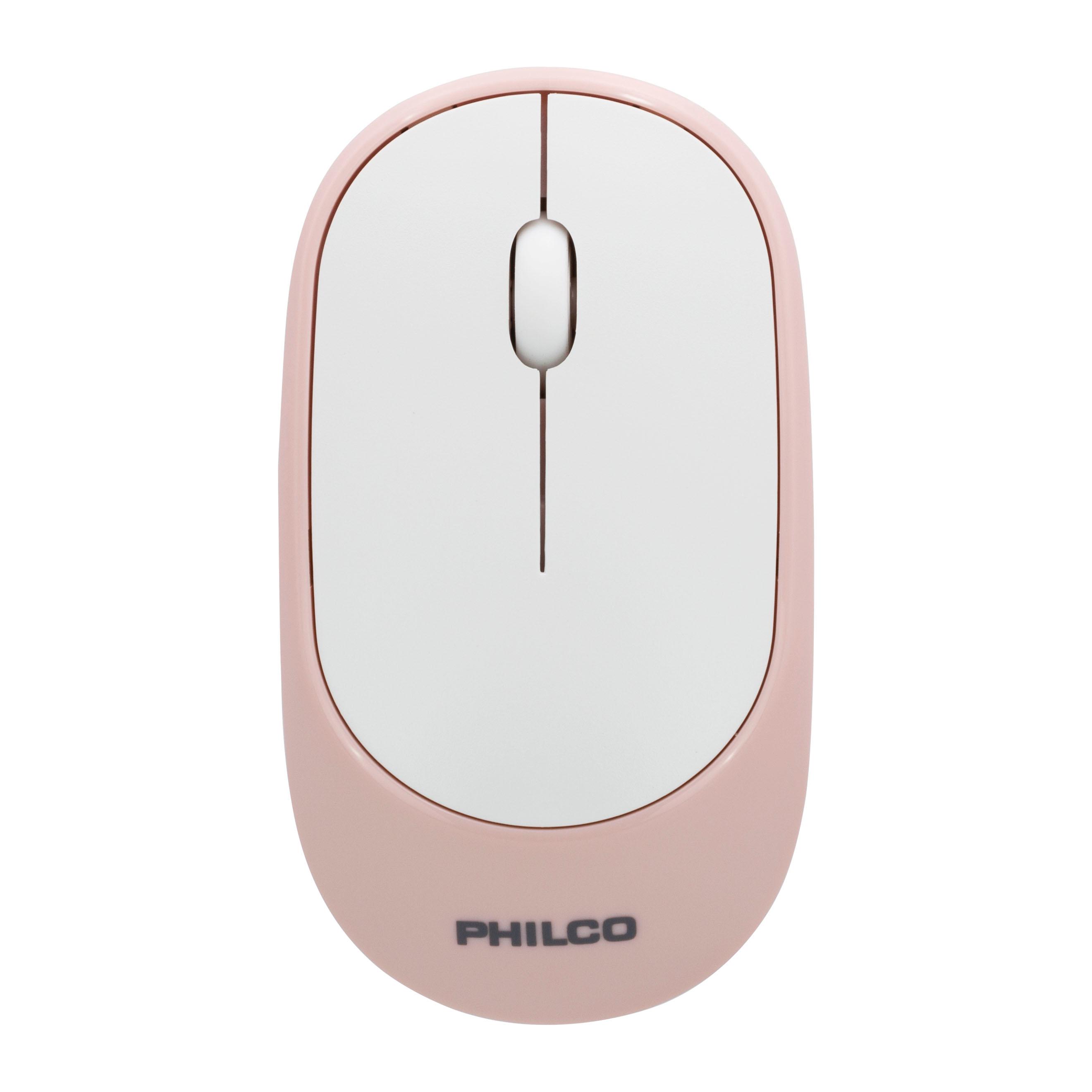 Mouse Inalambrico Ppr7314 Pro Rosado Philco 2