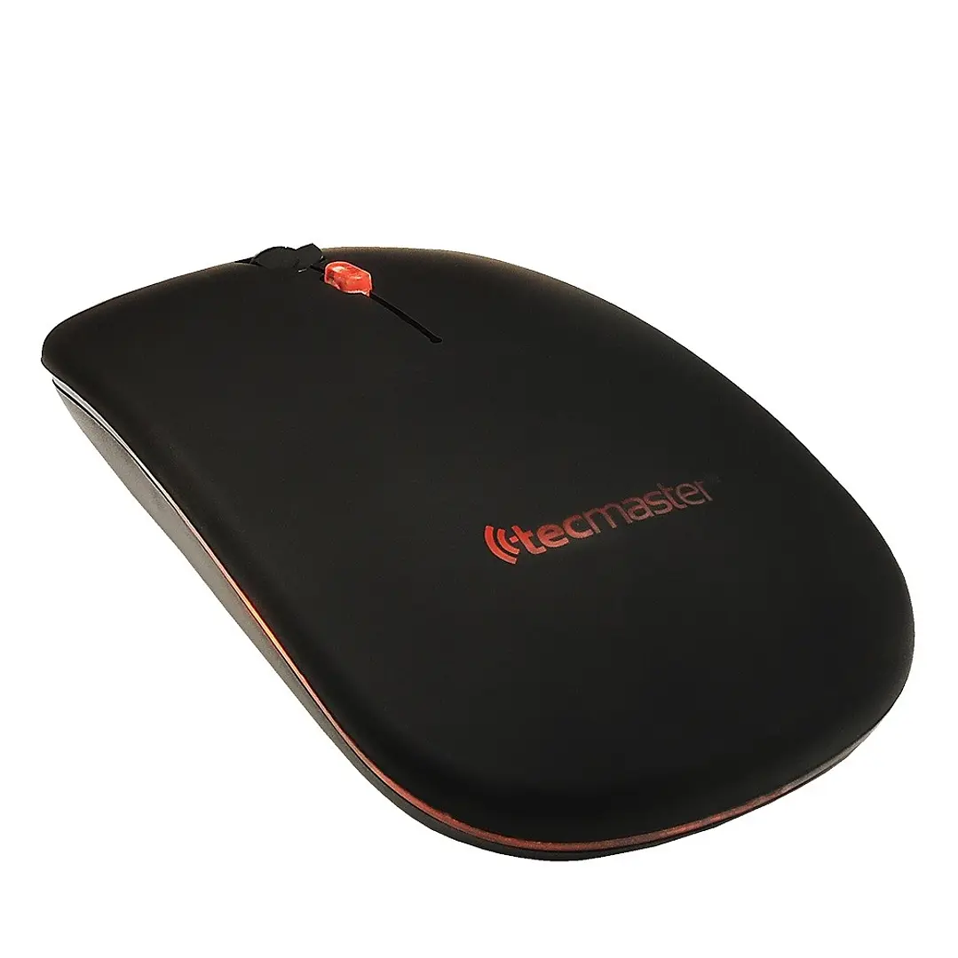 Mouse Inalambrico Recargable 100516 Negro Tecmaster 1