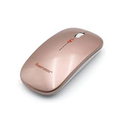 Mouse Inalambrico Tecmaster Slim Dual Recargable Tm-100516-Pk Rosado