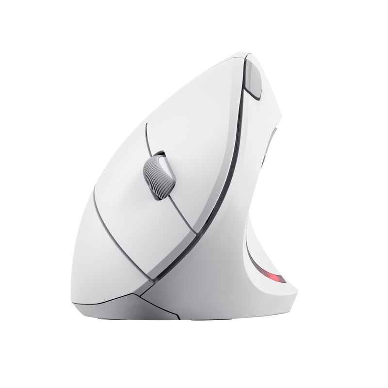 MOUSE INALAMBRICO ERGONOMICO RECARGABLE 25132 BLANCO VERTO TRUST 3
