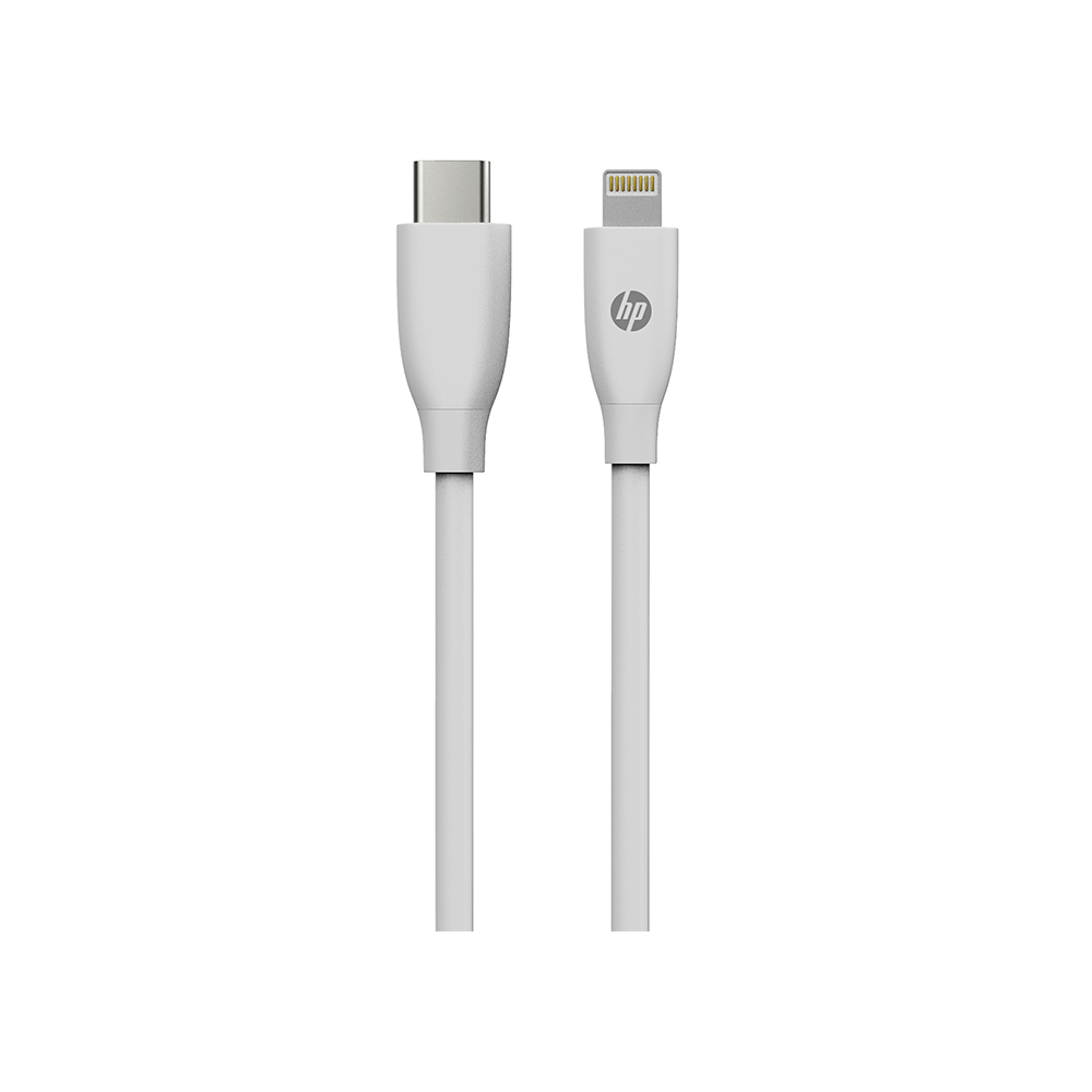 Cable HP USB a Lightning DHC‑MF102 1 m Blanco    1