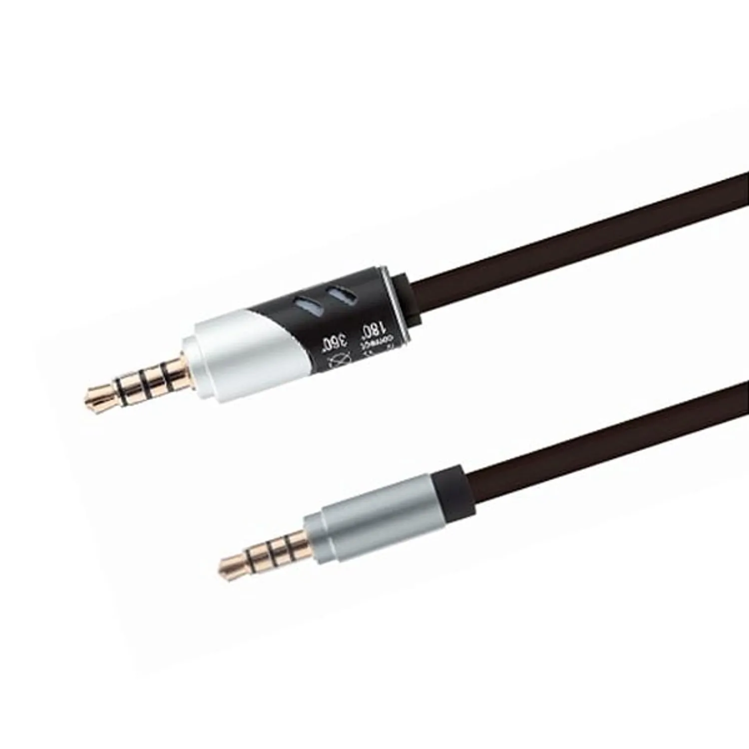 Cable de Audio Auxiliar Macho a Macho con Rotación 150 cm    1