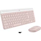 Combo Teclado + Mouse MK470 PINK Logitech - Miniatura 1