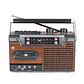 Radio Retro De Cassette Audio Pro - Miniatura 1