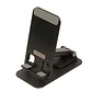 Soporte Portátil Aluminio Plegable De Escritorio  Negro - Miniatura 5