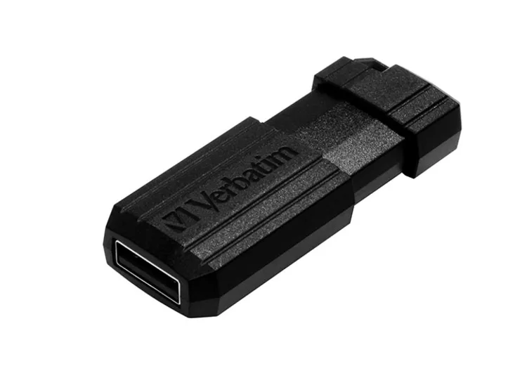 Verbatim Memoria USB 2.0 Retráctil PinStripe 128GB  2