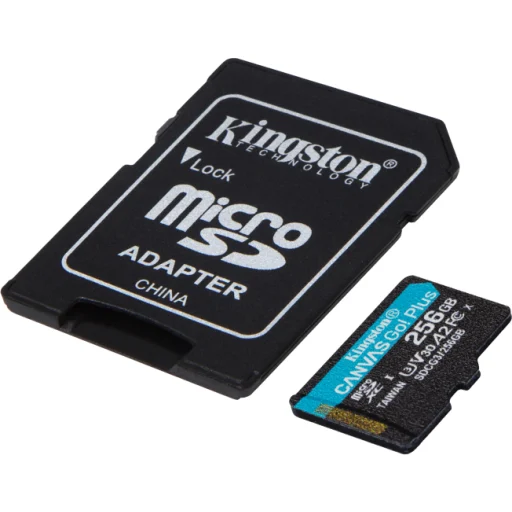 Memoria MicroSDXC 256GB Kingston Canvas Go  1