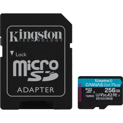 Memoria MicroSDXC 256GB Kingston Canvas Go  3