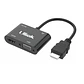 Conversor HDMI A HDMI + VGA C/Audio + Micro USB UL-CV3500HV ULINK  - Miniatura 1