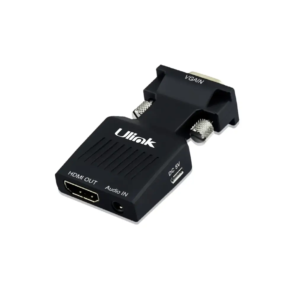 Conversor Portable de VGA + Audio A HDMI UL-CV2500P ULINK  1