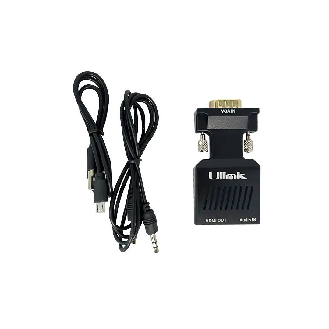 Conversor Portable de VGA + Audio A HDMI UL-CV2500P ULINK  4