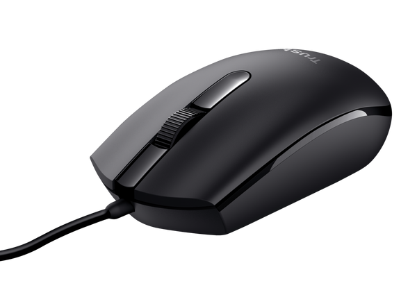 Mouse Alámbrico  Basi 24271 Black TRUST 1