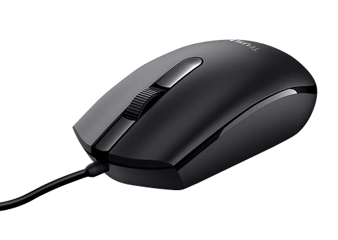 Mouse Alámbrico  Basi 24271 Black TRUST