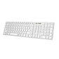 Teclado Alámbrico Genius Slimstar 126 White - Miniatura 1