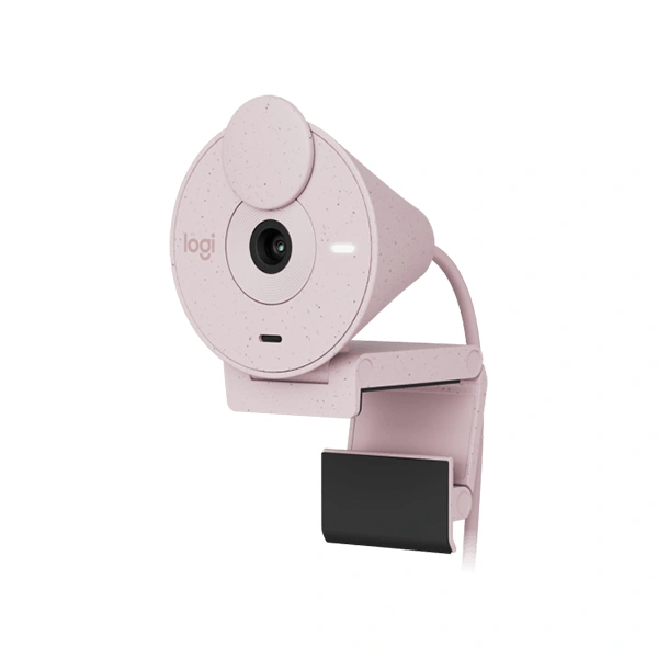 Cámara Web Logitech BRIO 300, Full HD 1080p, Color Rosado 2