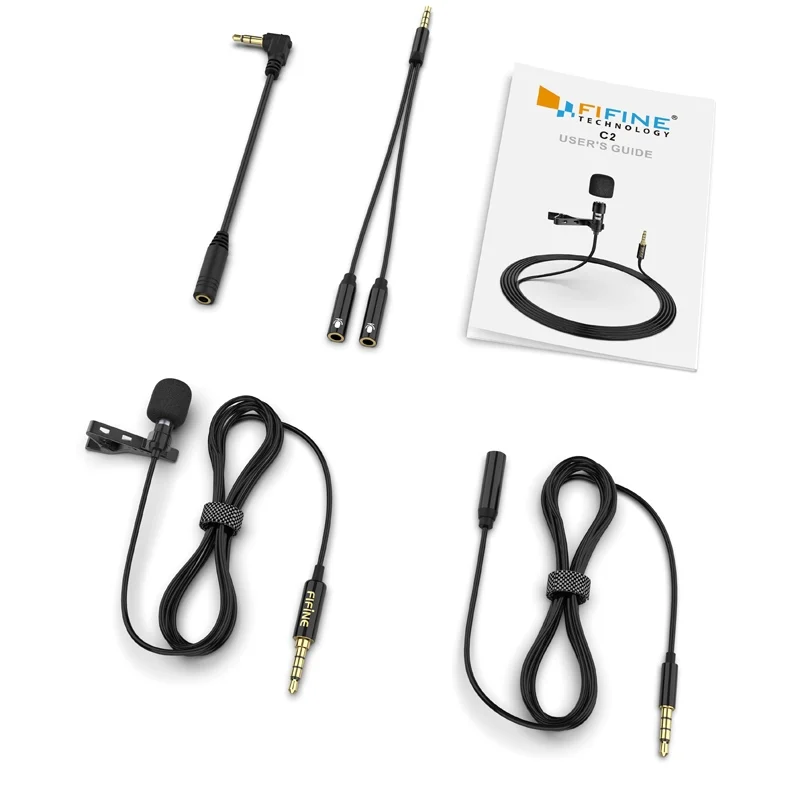 Micrófono Lavalier iPhone/Android Fifine C2 2