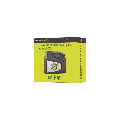 Compresor de Aire 12V 100 PSI con Luces LED de Emergencia Tecnolab 3