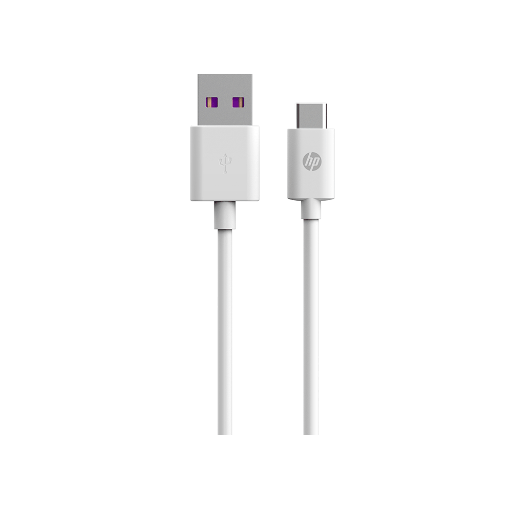 HP Cable USB-C a USB-A 2 m 3A Carga Rápida y Datos 480 Mbps Blanco 1