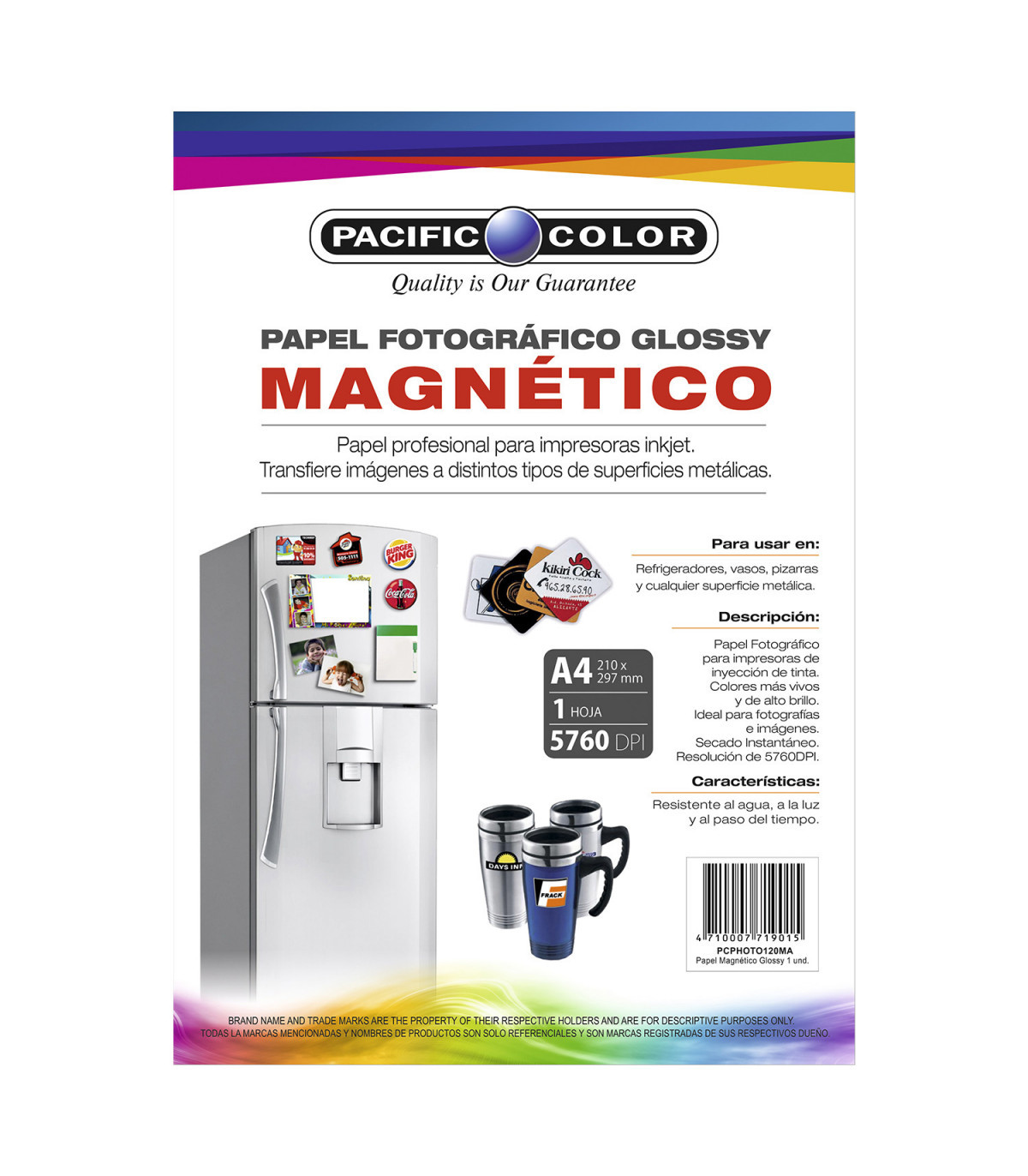 Papel Glossy Photo Paper Magnetic DE 120GR DE 1 HOJA 1