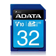 Memoria Sd Adata 32 Gb V10 Hd Clase 10 Azul 1