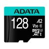 Memoria MicroSDXC ADATA 128GB UHS-I U3 V30S A2 con Adaptador  2