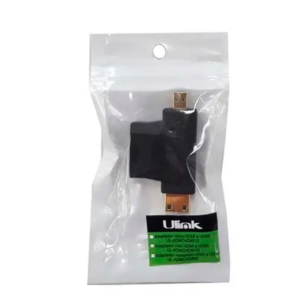Adaptador Mini / Micro Hdmi 1080P Macho A Hdmi Hembra / Ul-Admchd600 3