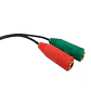 Cable De Audio 3,5Mm Macho A Micrófono Y Audífono. - Miniatura 3