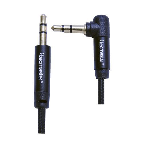 Cable Auxiliar 3.5 En 90° Black Tecmaster 1