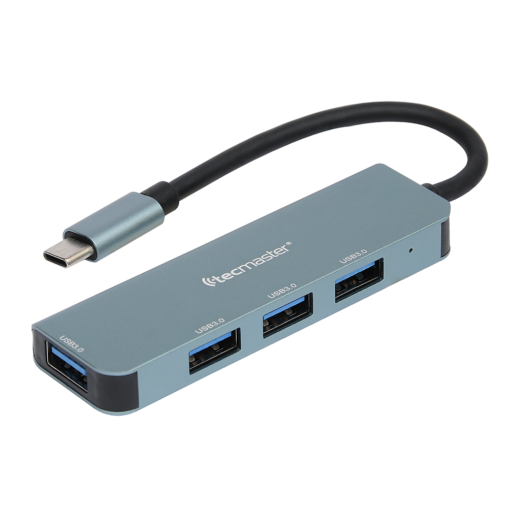 Hub Concentrador 4 EN 1, USB-A 3.0, Cable TIPO-C 2