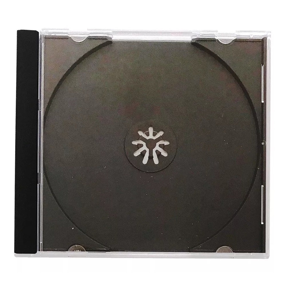 Caja Cd Negra Simple Acrilico 10Mm  (Unidad) 1