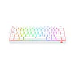 Teclado Gamer Red Dragon K630W-RGB-SP 60% White Switch - Miniatura 2