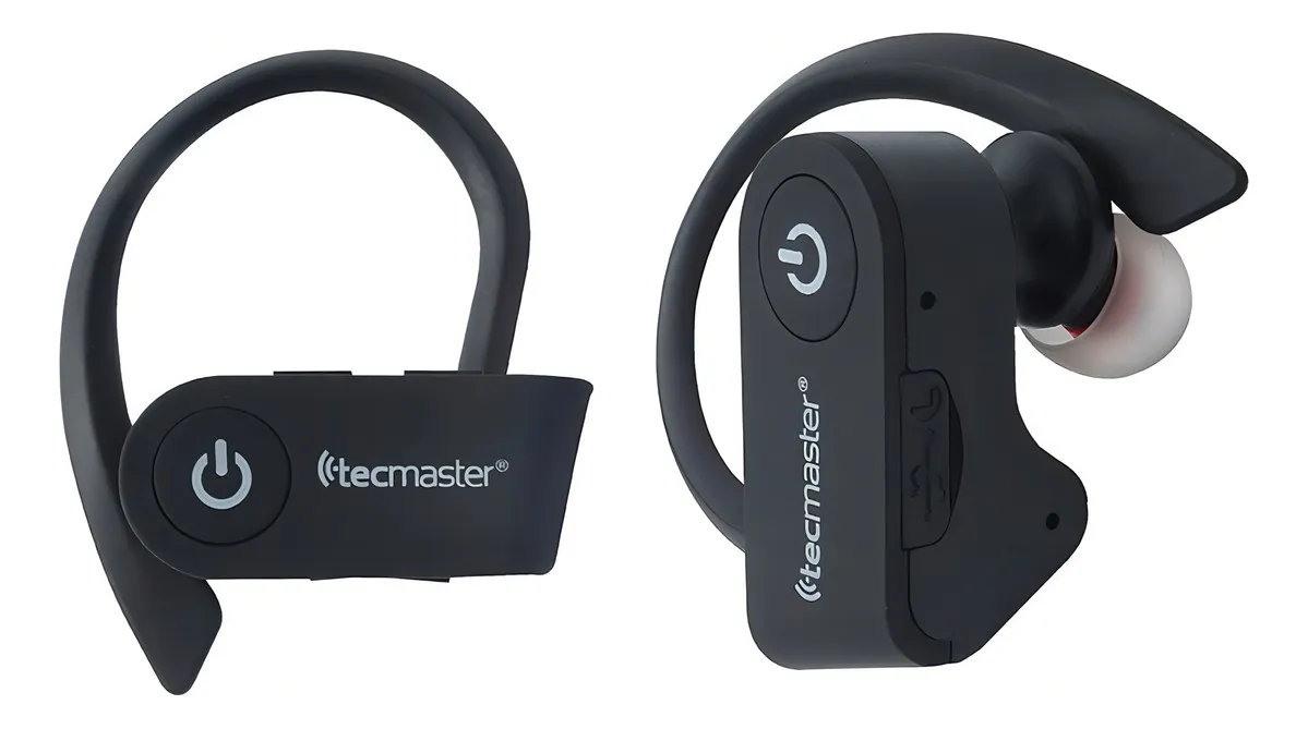 AUDIFONO WIRELESS BT SPORT TRUE TM-300507 TECMASTER 1