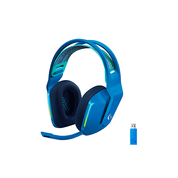 AUDIFONO GAMER G733 PC LIGHTSPEED WIRELESS RGB BLUE LOGITECH 1