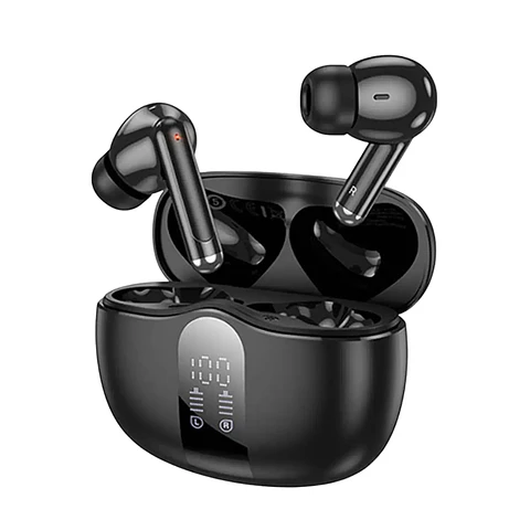 Audífonos Borofone TWS FQ3 Soulmate ANC Negro – Bluetooth 5.4 y ANC+ENC