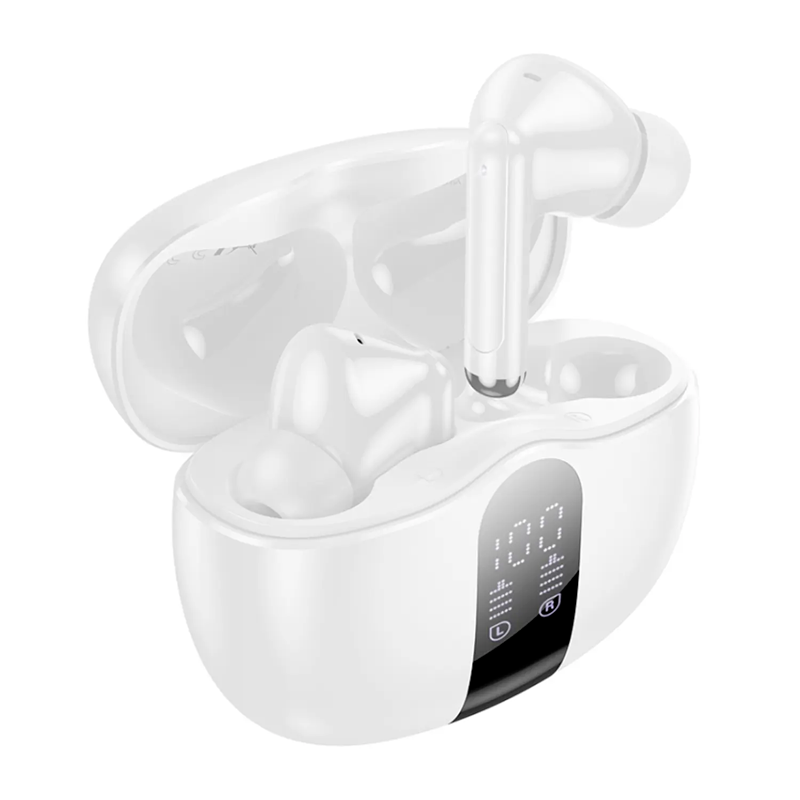Audífonos Borofone TWS FQ3 Soulmate ANC Blanco – Bluetooth 5.4 y ANC+ENC 1