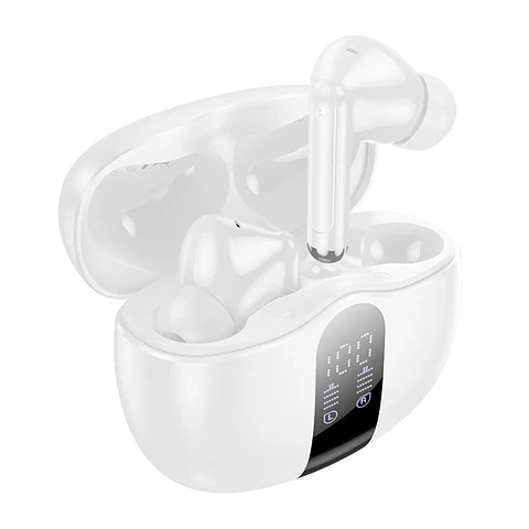 Audífonos Borofone TWS FQ3 Soulmate ANC Blanco – Bluetooth 5.4 y ANC+ENC